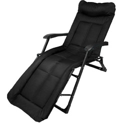 Складной шезлонг WMC Tools WMC-FG-HY-8000BK (черный)