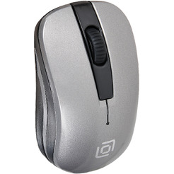 Мышь Oklick 445MW (черный/серый)