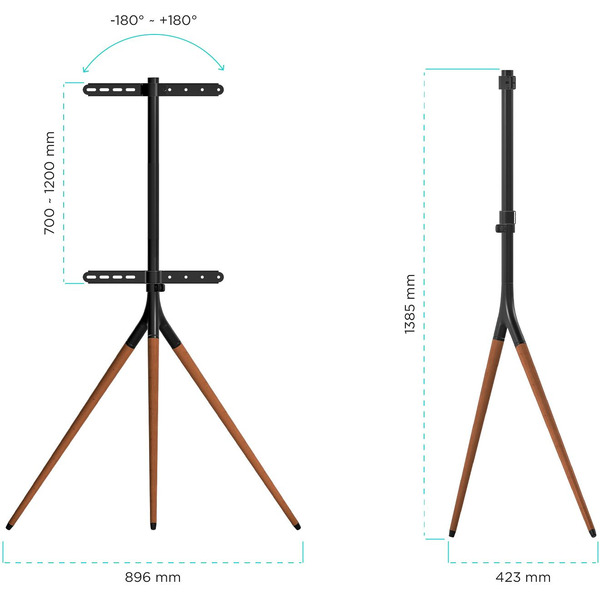Подставка для телевизора Onkron TS1220 (черный)