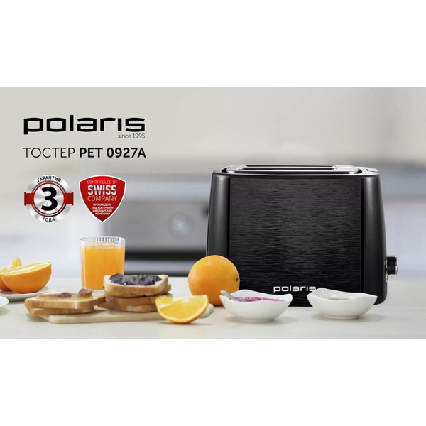 Тостер POLARIS PET 0929A (черный)