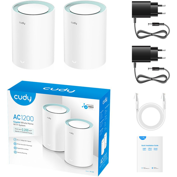 Wi-Fi роутер Cudy M1300 (2-Pack)