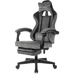 Кресло игровое Бюрократ Knight Custom/F (серый)