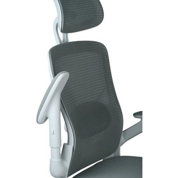 Офисное кресло KingStyle Boost FK-53 Warble White (светло-серый)