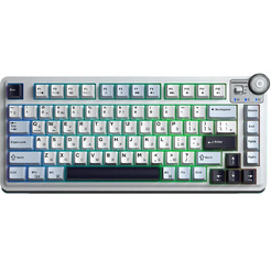 Клавиатура AULA AU75 (LIght Blue-White-Dark Purple,Star vector switches)