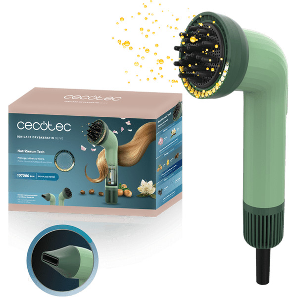 Фен Cecotec IoniCare Dry&Keratin Olive 109734