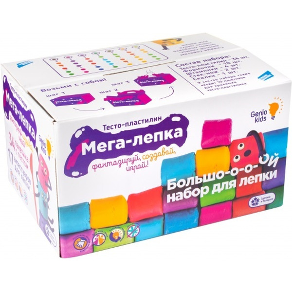 Набор для лепки Genio Kids Art Мега лепка TA1084