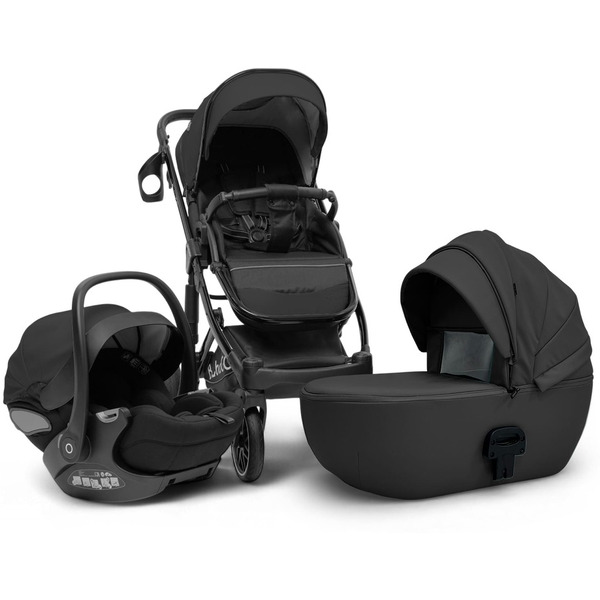 Детская универсальная коляска Bubago Pellegrino 3 в 1 BG 163-1 (черный)