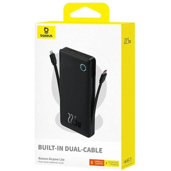 Внешний аккумулятор Baseus Airpow Lite 22.5W 10000mAh (черный)