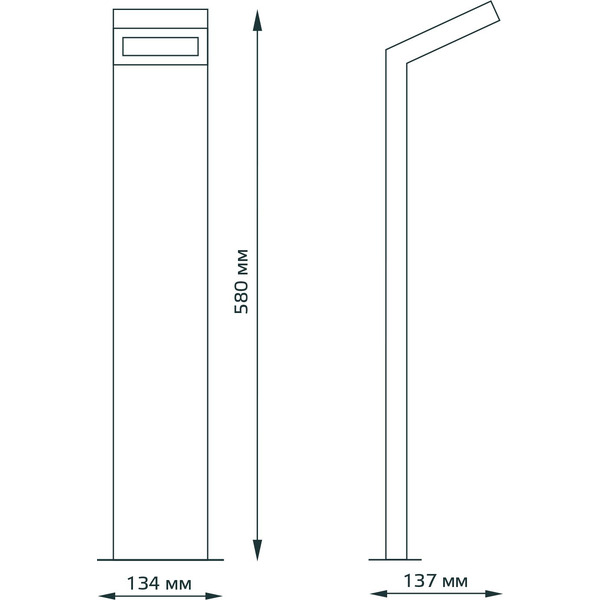 Светильник садово-парковый Gauss GD110