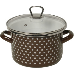 Кастрюля Сантекс 1-2215111 (горох, коричневый)