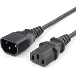 Кабель питания PowerCube RPC-189BL PRO 1.8м (C13C14-250-10-1.8) черный 3x0.75