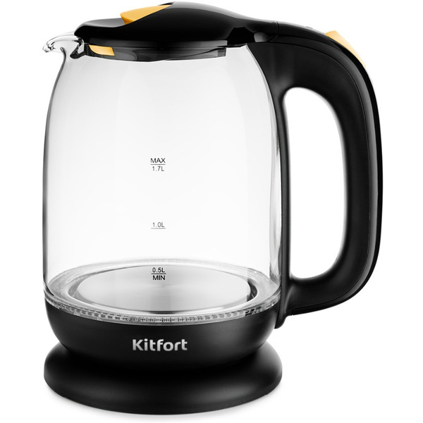 Электрический чайник Kitfort KT-625-4, жёлтый