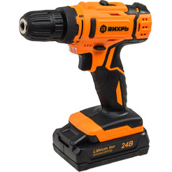 Дрель-шуруповерт Вихрь ДА-24Л-2К (72/14/18)