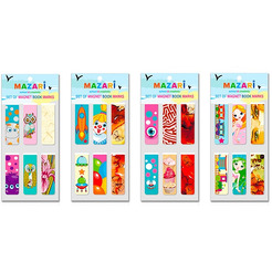 Набор закладок магнитных 12х2см Mazari M-5566