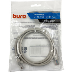 Патч-корд Buro UTP-5E-1.5M-G