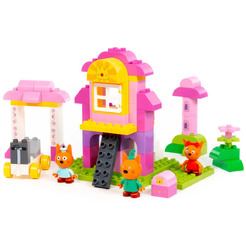 Конструктор Полесье Макси Три кота. Замок принцессы 70238