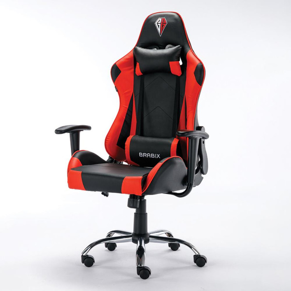 Кресло Brabix Hunter Gm-130 532797 (черный/красный)
