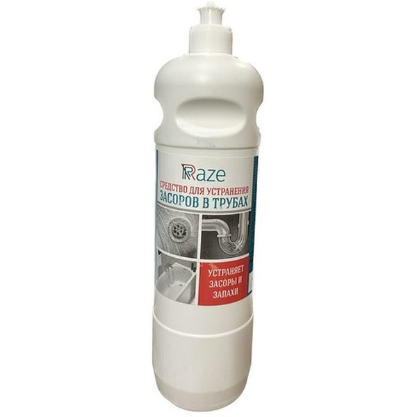 Средство для устранения засоров в трубах RAZE, 1л