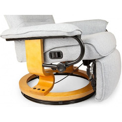 Кресло электрическое вибромассажное CALVIANO 2162 (серый)