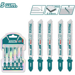 Набор пилок для лобзика TOTAL TJSBT118B (5 шт)