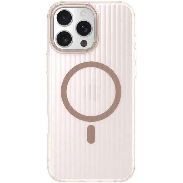 Задняя накладка CASE Translucent Strip Apple iPhone 16 Pro Max (золотой)