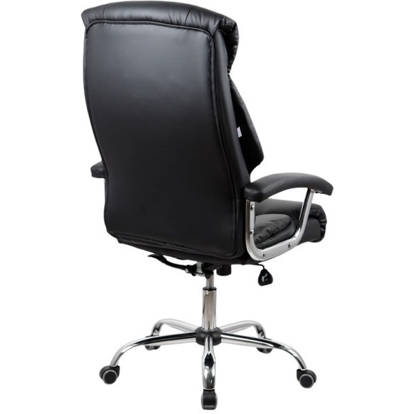Кресло офисное Kingstyle SHL-1 Raum Chrome (экокожа, черный)