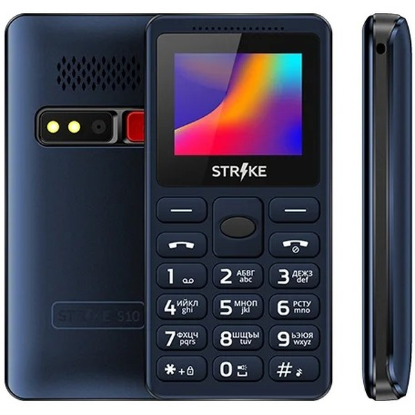 Телефон GSM STRIKE S10 (синий)