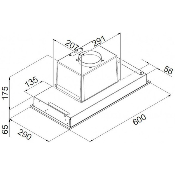 Вытяжка Ciarko Cub 60 White