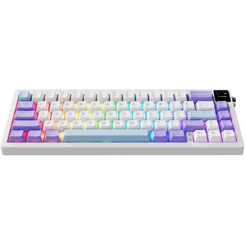 Клавиатура AJAZZ AK650 Flying Fish Switch (фиолетовый/белый/синий)