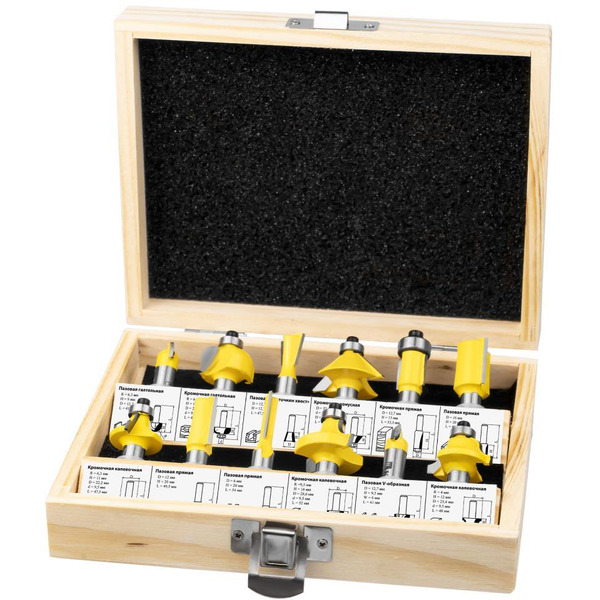 Набор фрез по дереву Kolner KMC 8/12