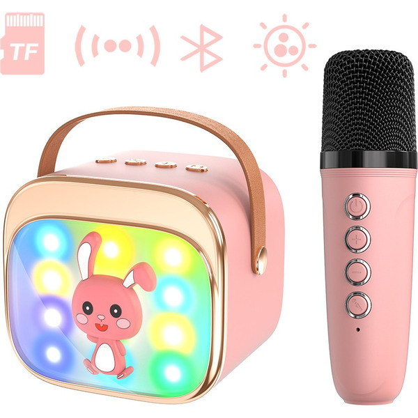 Колонка-караоке с двумя микрофонами Maxtop КК03R