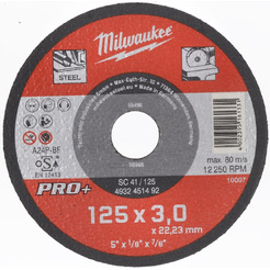 Диск отрезной по металлу MILWAUKEE SC 42/180 180 мм/3мм 4932451497