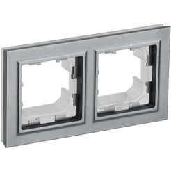 Рамка IEK Brite РУ-2-БрС-44