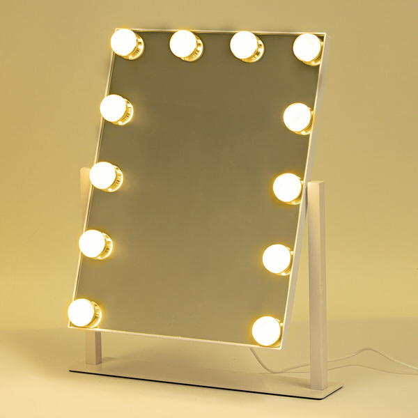 Зеркало с LED подсветкой для макияжа Brabix 609336