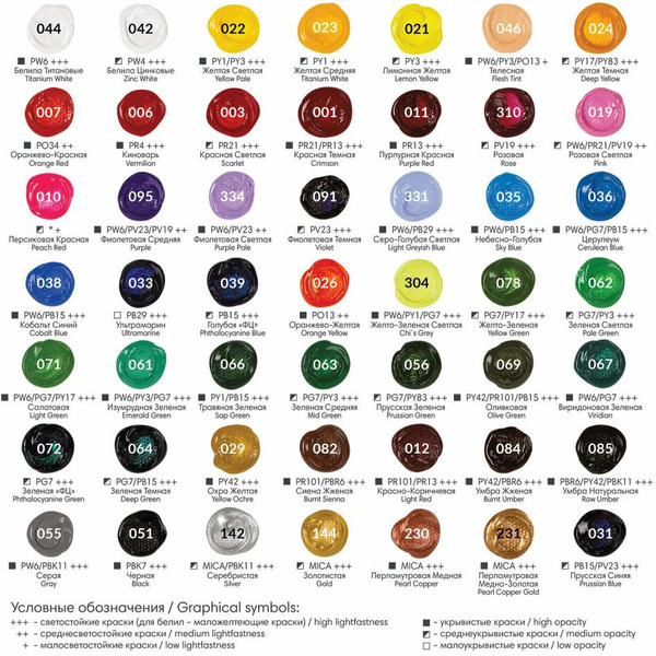 Краски акриловые художественные BRAUBERG ART 191123