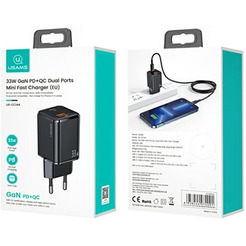 Зарядное устройство USAMS US-CC144 T43 33W (черный)