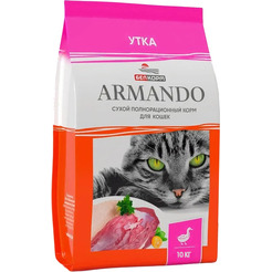 Сухой корм для кошек Armando Полнорационный со вкусом утки (10кг)