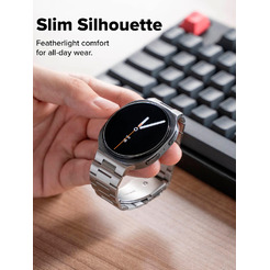 Ремешок RINGKE Metal One Air для Galaxy Watch 8, 8 Classic 40 / 44 / 46 mm SILVER