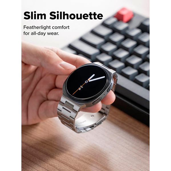 Ремешок RINGKE Metal One Air для Galaxy Watch 8, 8 Classic 40 / 44 / 46 mm SILVER