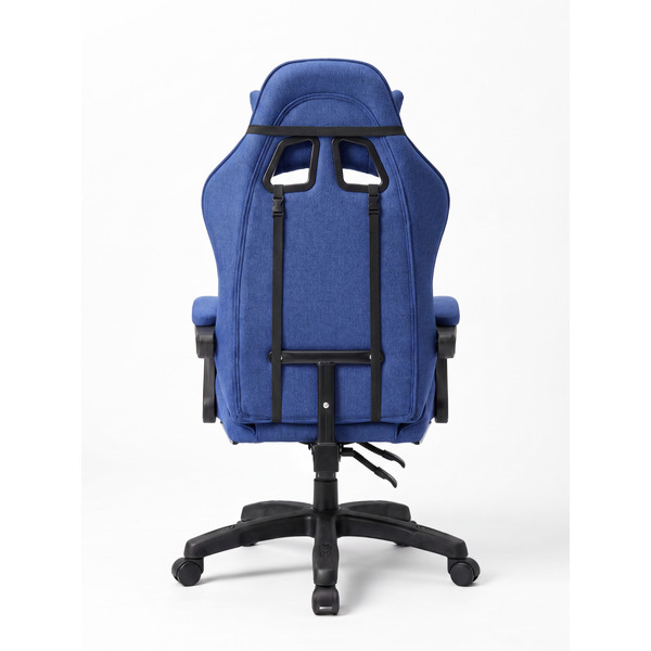 Игровое кресло byroom RG HEALER fabric blue с подставкой для ног BRGF813F/BL