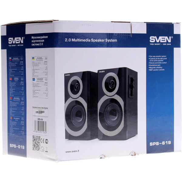 Акустическая система Sven SPS-619 Black