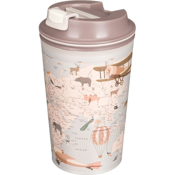 Термостакан Phibo Карта 0.35 л 433282234 (бежевый)