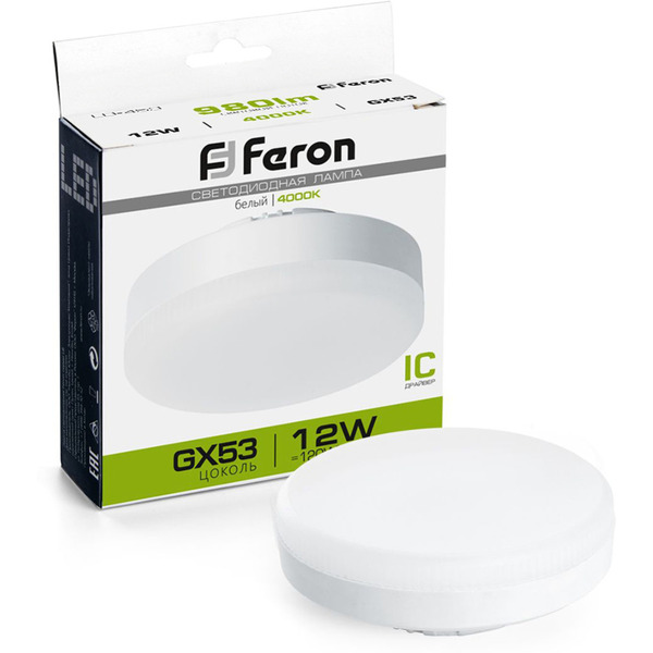 Лампочка Feron LB-453 GX53 12 Вт 4000 К