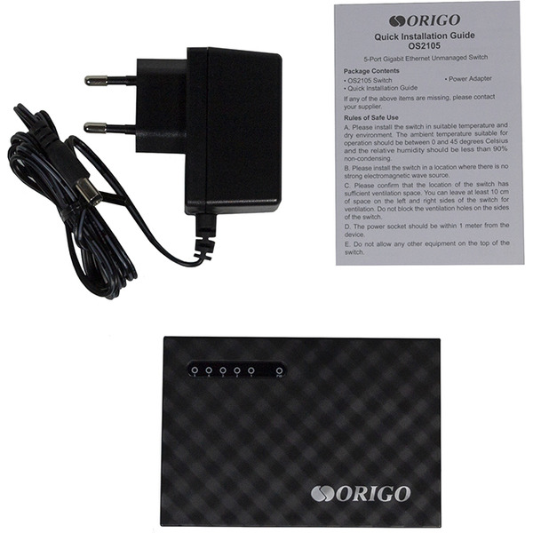 Коммутатор Origo OS2105/A2A