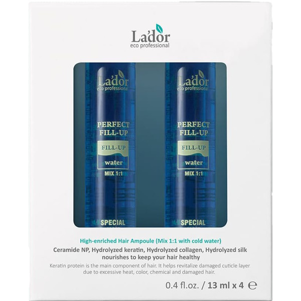 Набор филлеров для восстановления волос Lador Perfect Hair Fill-Up, 4х13 мл