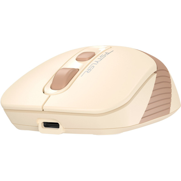 Мышь A4Tech Fstyler FG10CS Air (бежевый/коричневый)