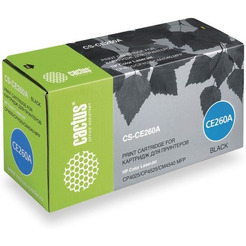 Картридж лазерный Cactus CS-CE260A CE260A черный (8500стр.) для HP LJ CP4025/CP4525/CM4540