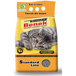 Наполнитель для туалета Super Benek Standard Line 20л (натуральный)