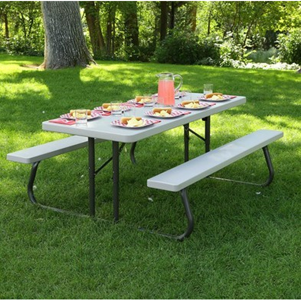 Стол для пикника LIFETIME 90022119 183*76см (2 скамьи)