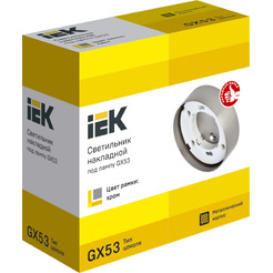 Точечный светильник IEK LUPB0-GX53-1-K23